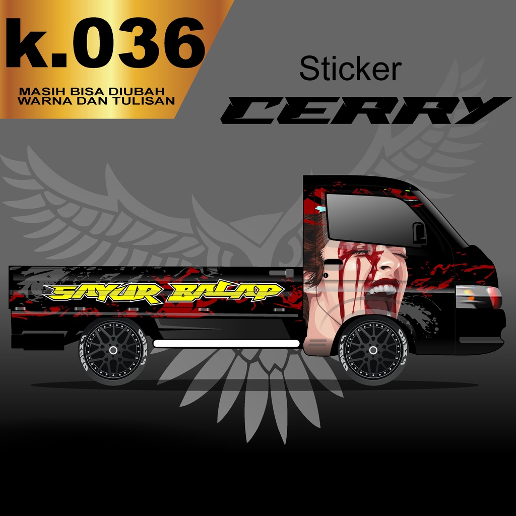 Decal Sticker mobil New Carry Pick Up 2020 Fullbody Stiker Dekal Carry k.036