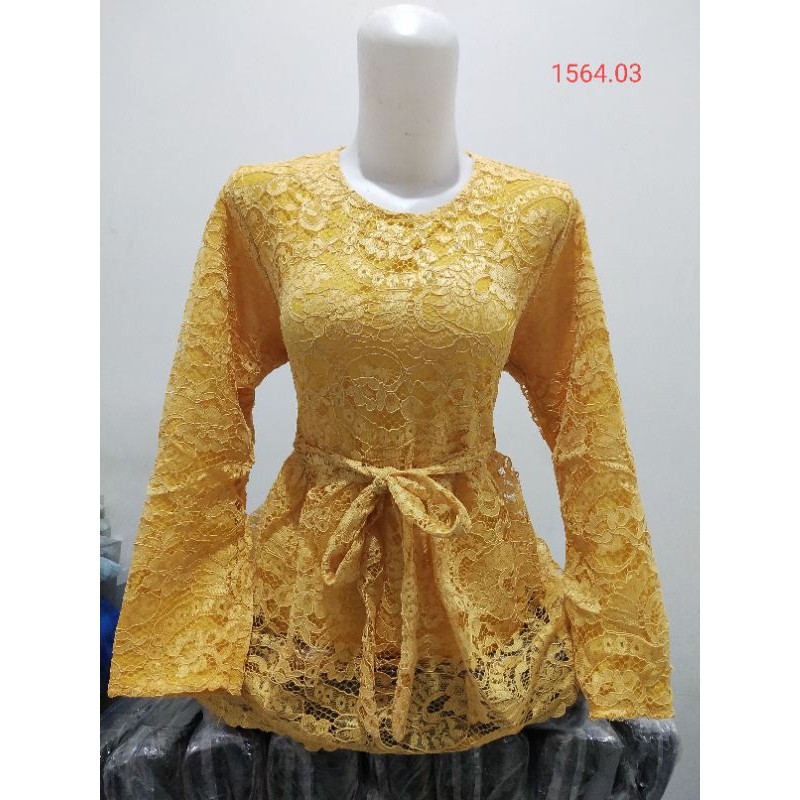 (Brukat 1564.03)BLUS BRUKAT BLUS KEBAYA BROKAT KEBAYA BAJU KEBAYA BAJU BROKAT ATASAN BROKAT ATASAN KEBAYA BLUSBRUKAT