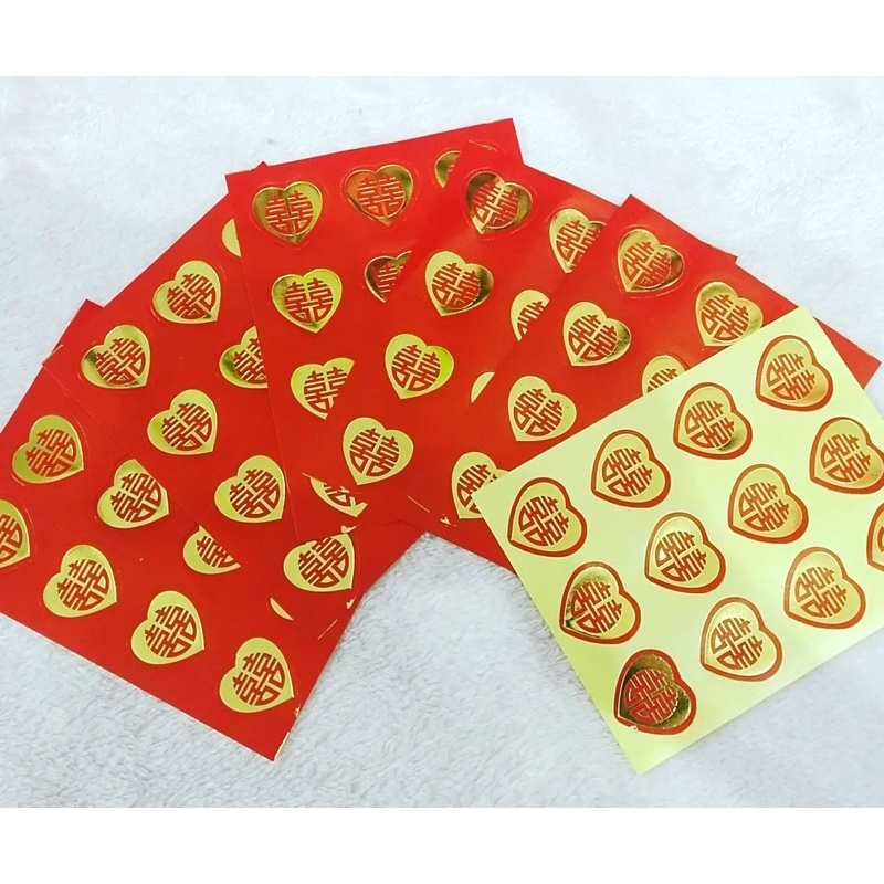 

[72PCS] Stiker Love 2CM
