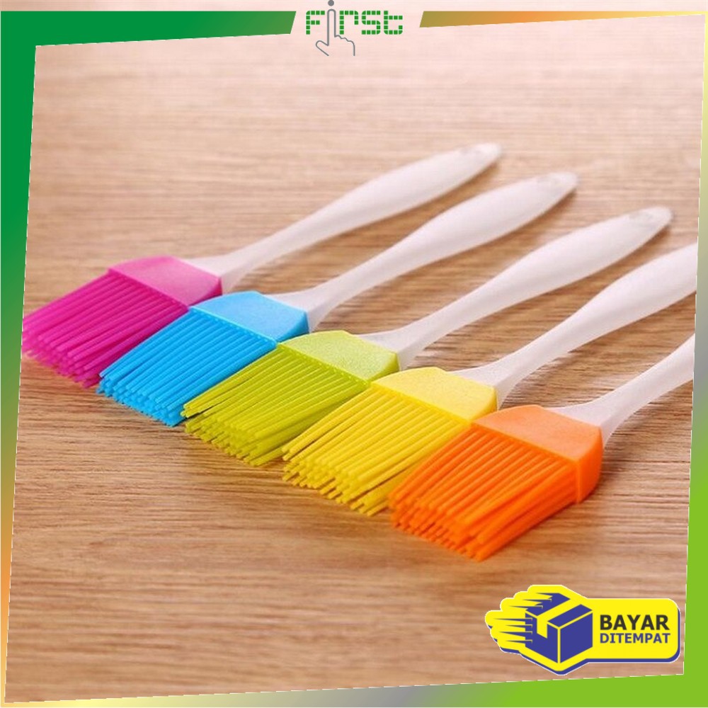 *COD*FH-C148 Kuas Mentega Silikon Kuas Oles Minyak Barbeque Anti Panas Kuas Roti Baking Brush Alat-1