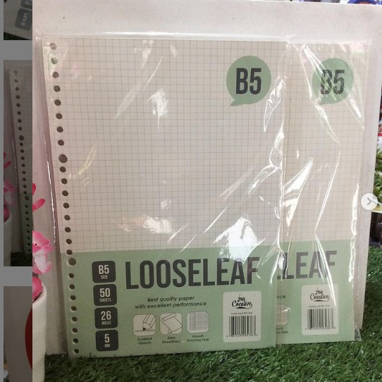 

Loose Leaf B5 Kotak-Kotak