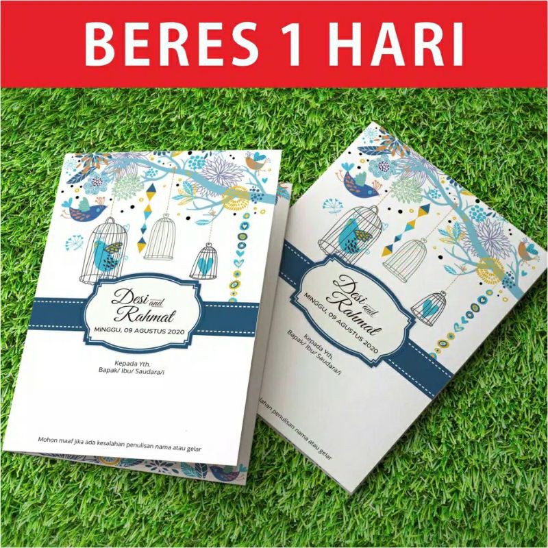 UNDANGAN PERNIKAHAN DAN KHITAN UNIK ELEGANT