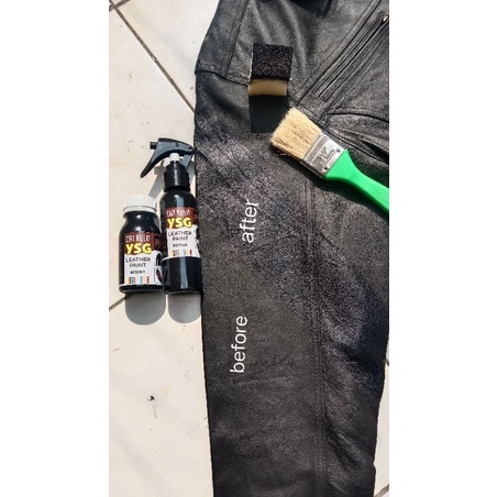 cat kulit asli warna hitam 100 ml.cat jaket kulit,cat tas kulit,cat sepatu kulit,DLL