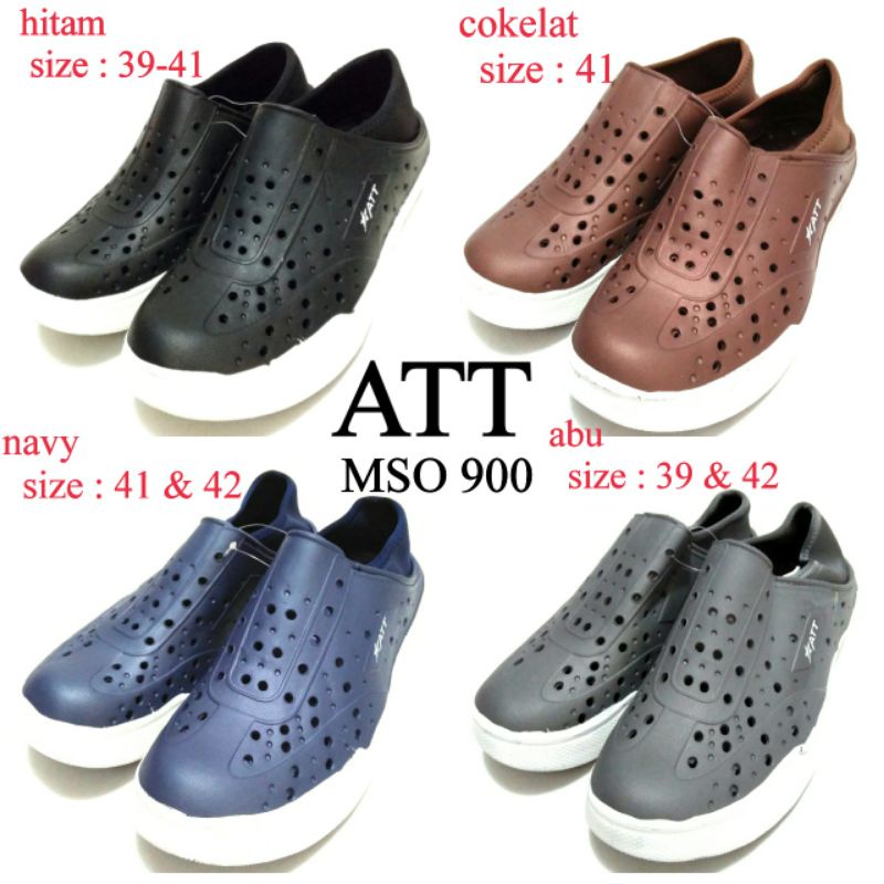 SEPATU DEWASA LAKILAKI/PRIA ATT KARET MURAH ANTI AIR ATT MSO 900 SIZE 39-43 4WARNA