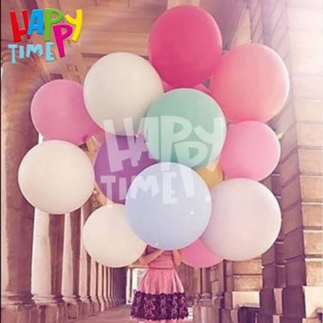 Balon jumbo latex 36 inch/100cm murah