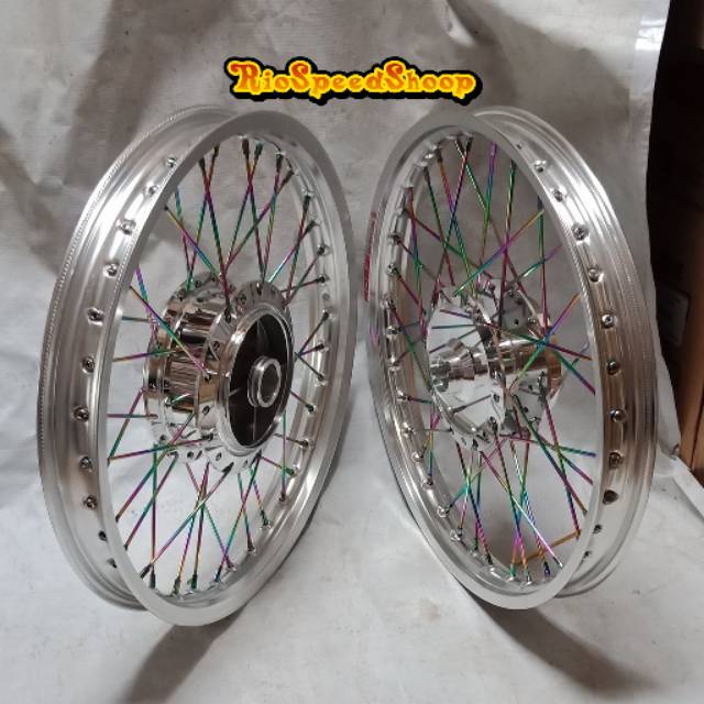 Velg Vixion OLD/New Velg Silver JariJari Pelangi