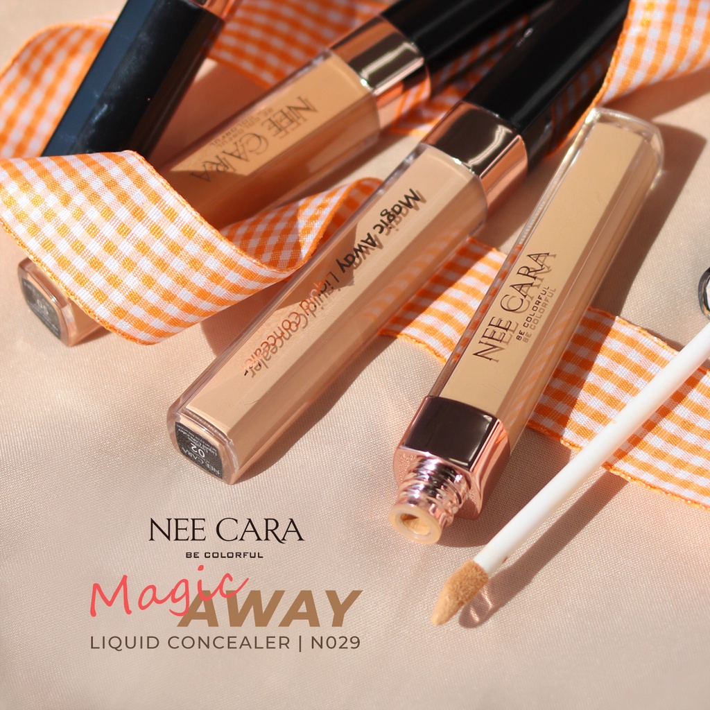 [TERMURAH] Nee Cara Magic Away Liquid Concealer N029 Tesktur Halus &amp; Lembut |Browit.id | Ready Stock