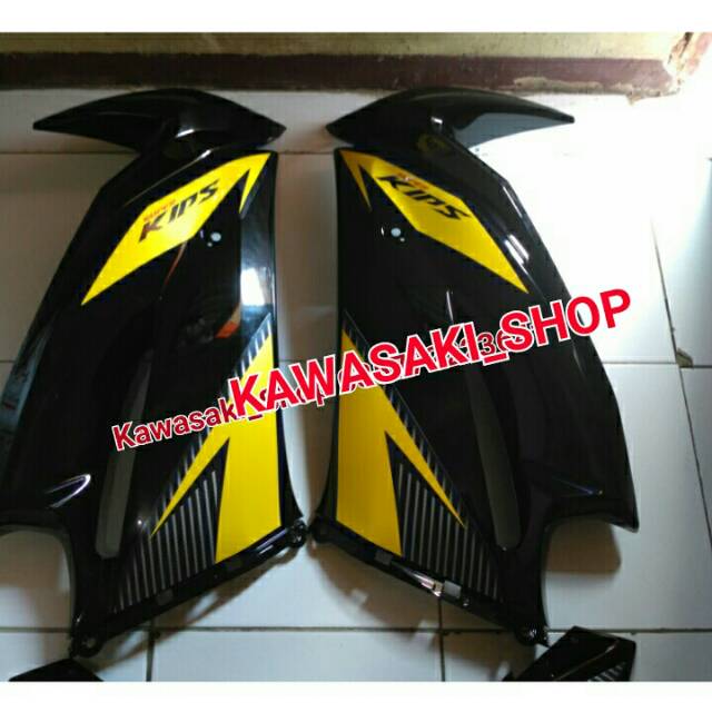 Fairing body sayap ninja rr new kuning original kawasaki