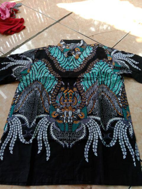 Bswart Batik Hrb026 Kenongo Hem Pendek Padi Pekalongan M L Xl Batik Pria Murah Modern Grosiralkhalis