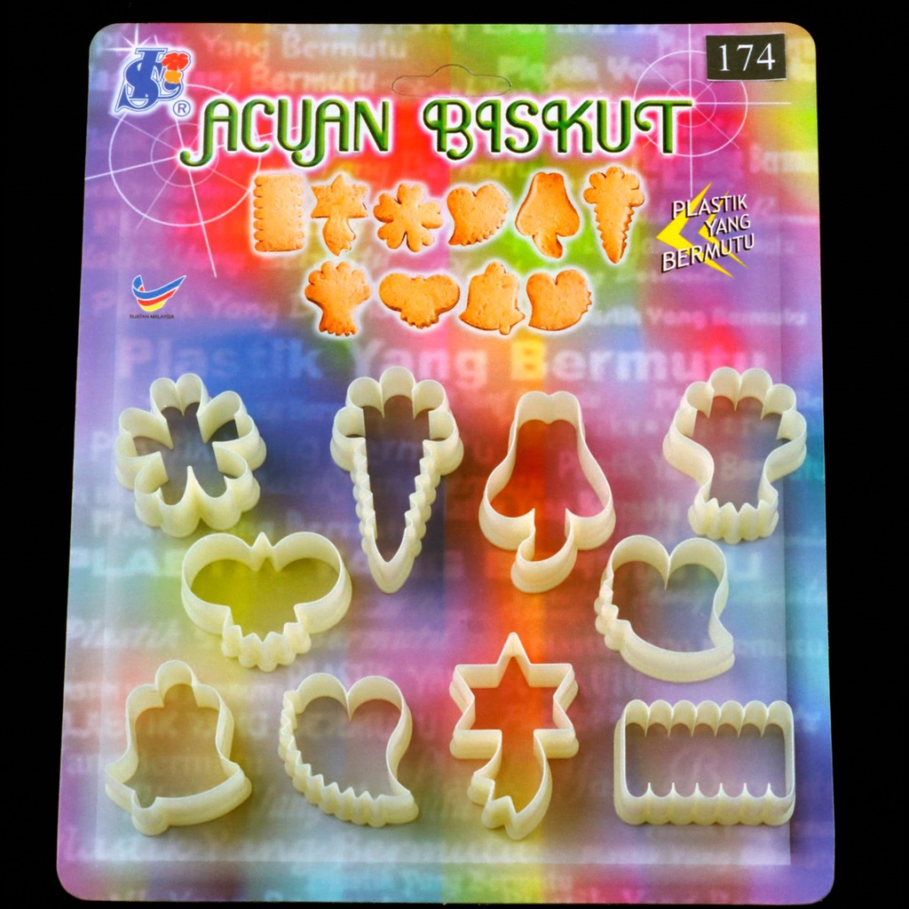 Acuan Sin Lian Kue Bakar Cetakan Biskuit Huruf Abjad Alphabet SinLian Cookies Biscuit Kuih Jem Tar Set 102 110 129 142 150 174 183 184 196 206 209