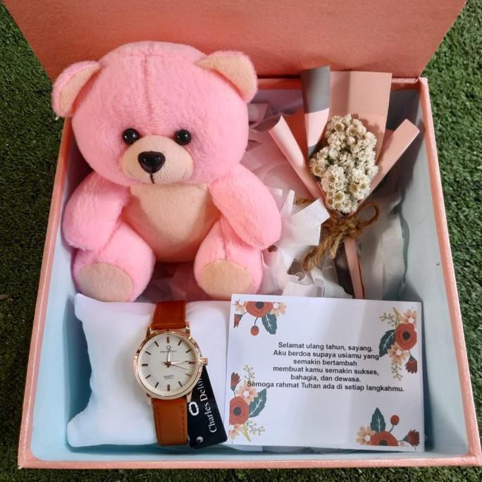

HAMPERS GIFT BOX KADO WISUDA SIDANG ULTAH ANNIVERSARY MURAH HADIAH KAD - tambah box jam