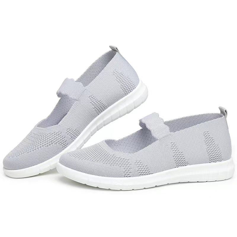 M Footwear - Sepatu Slip-On Rajut Wanita Import - CGA6140