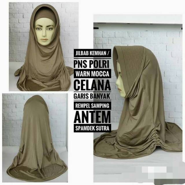 Jilbab kemhan/pns polri