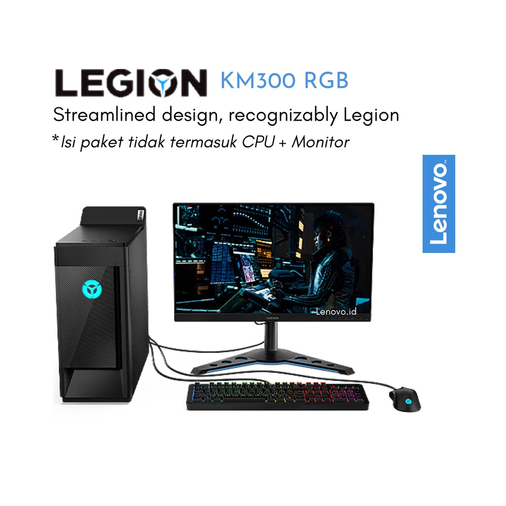 Lenovo Legion KM300 RGB Gaming Combo Wired Keyboard + Mouse GX30Z21568 (US English)-4