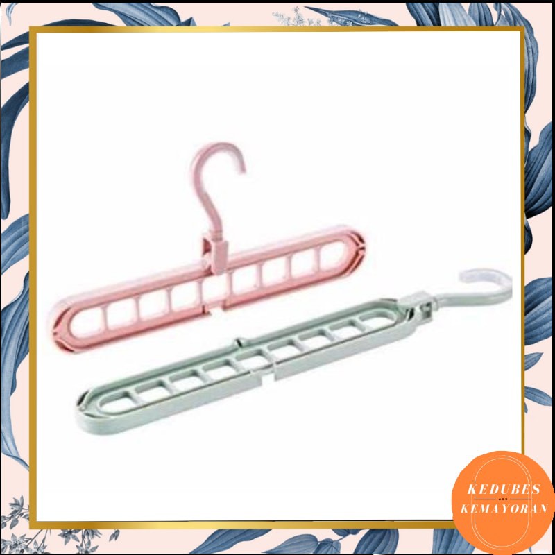 Magic Hanger Instan Gantungan Baju Lemari Pakaian Wonder Hanger 9 in 1 Ajaib [kk]