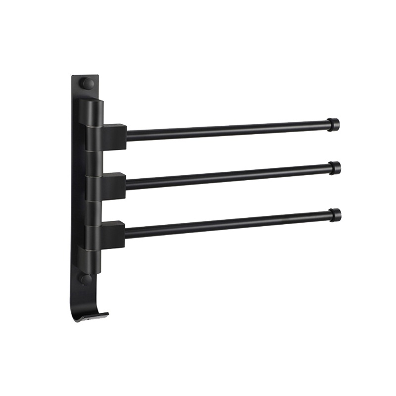 Gro Rak Penyimpananorganizer Handuk Model Tangga Putar Bahan Metal Untuk Kamar Mandi