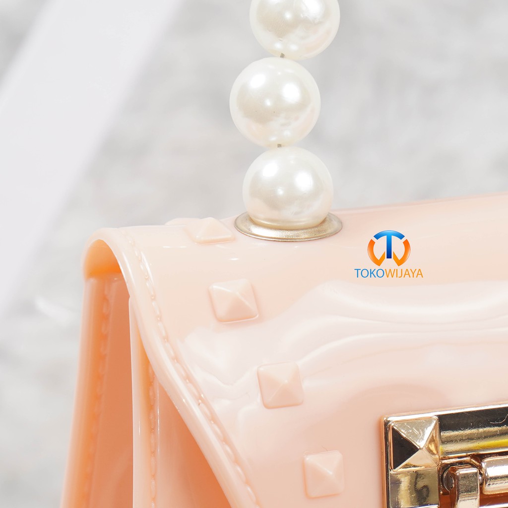 Tas Jelly Glossy Valen Pearl  | Tas Jelly Glossy Import | Tas Jelly Mini Rubber