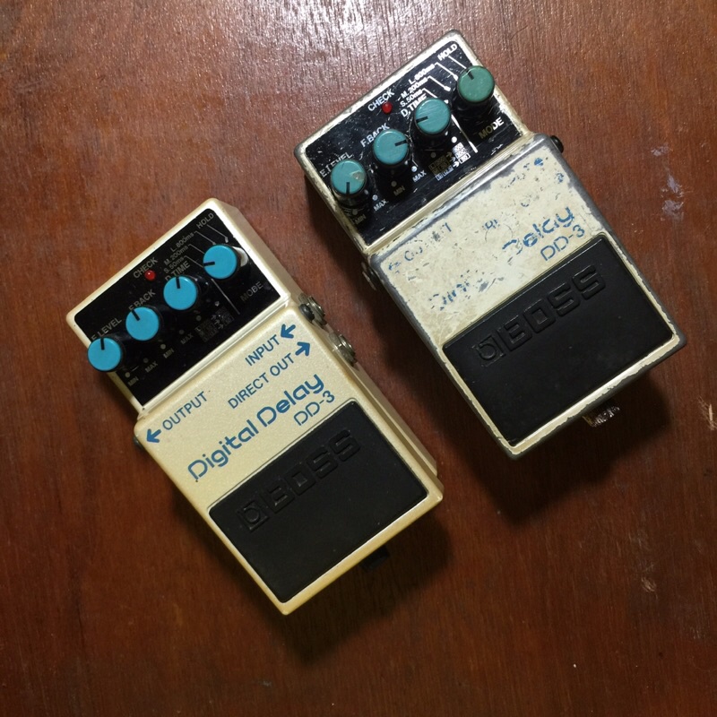 Pedal Efek Gitar Guitar Effect Boss Digital Delay DD-3 DD3 Grey Label