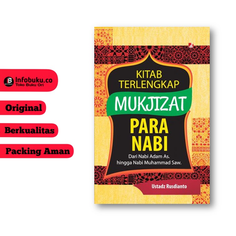 Jual Kitab Terlengkap Mukjizat Para Nabi;Dari Nabi Adam As. Hingga Nabi ...