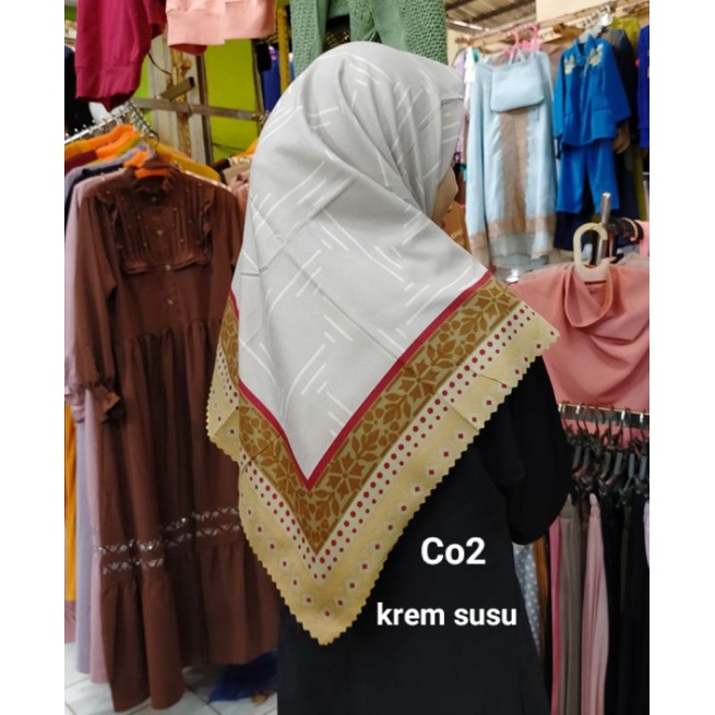 kerudung segi empat, pilih warna pilih motif-Co2