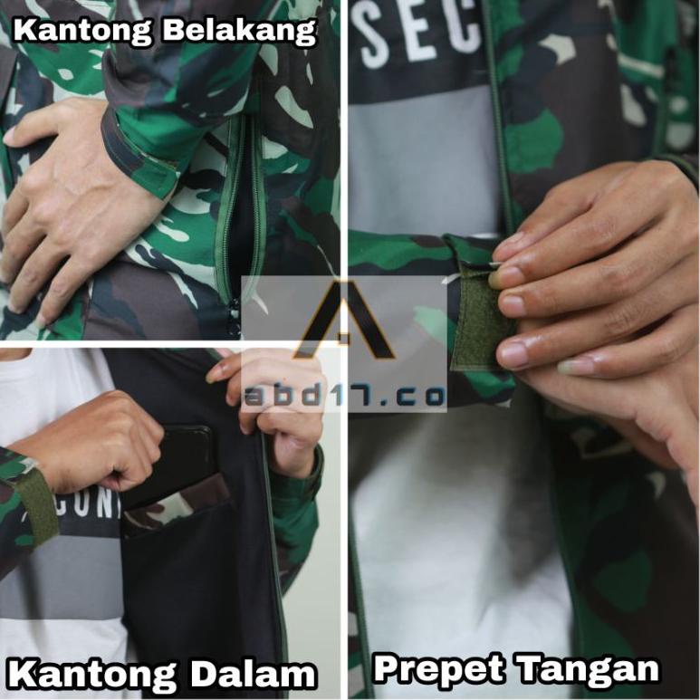 Jaket TAD Loreng Malvinas / Jaket TAD / Jaket Anti Air / Jaket Gunung / Jaket TNI / Jaket Pria "ALL.