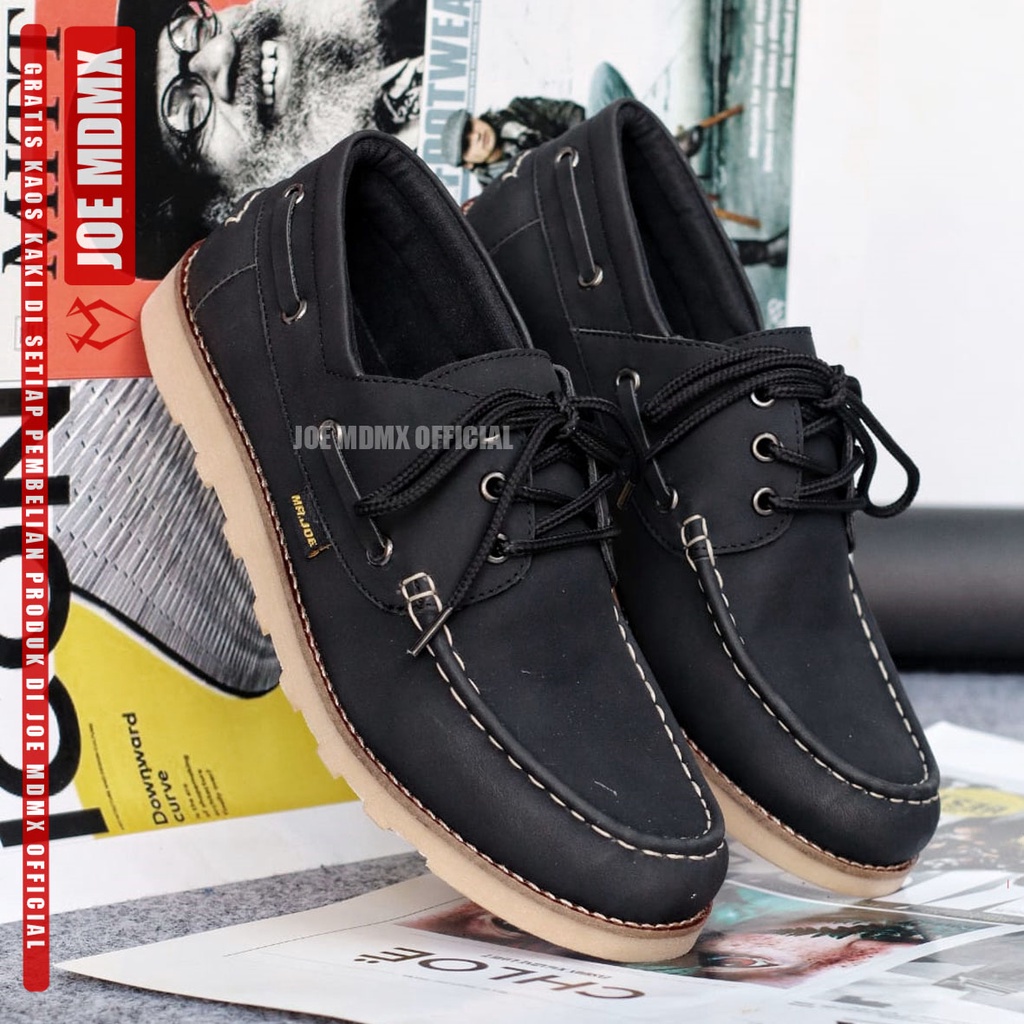 NERSON- Sepatu Kasual Pria Sepatu Pria Casual Kerja Kulit Pu Cowo/Cowok