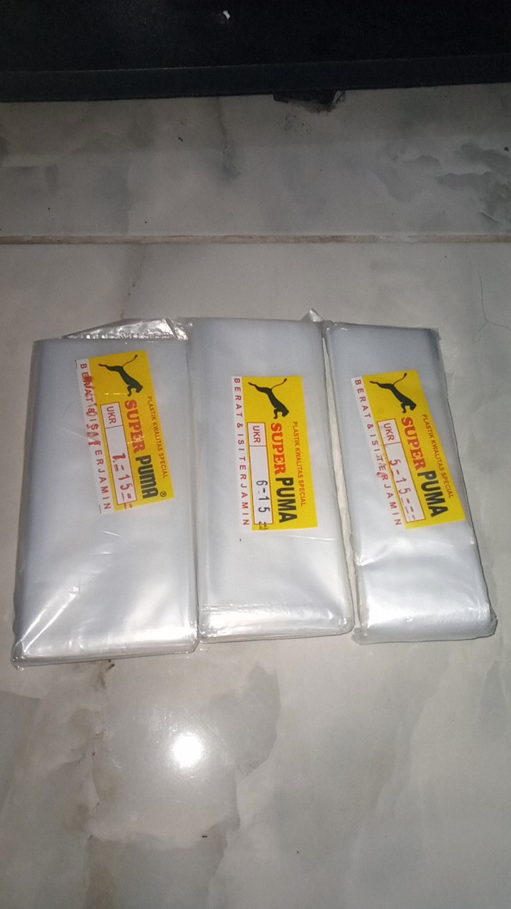 Plastik Pe Cap Puma Ukuran 7x15 Cm