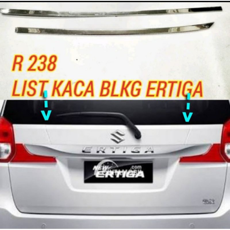 list Kaca Belakang Ertiga lama