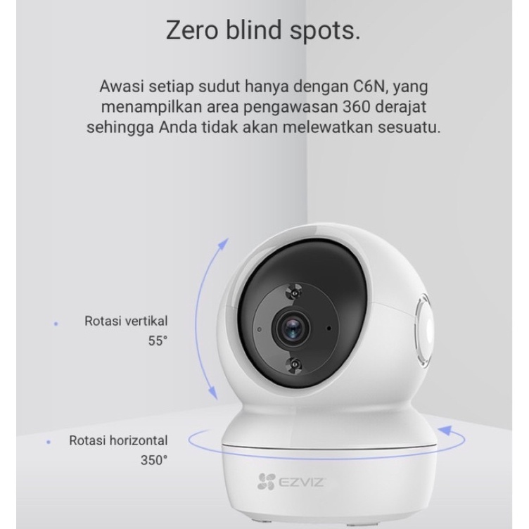 EZVIZ C6N 4MP 2K PRO WIRELESS CCTV H265 SMART WIFI PAN &amp; TILT IP CAM