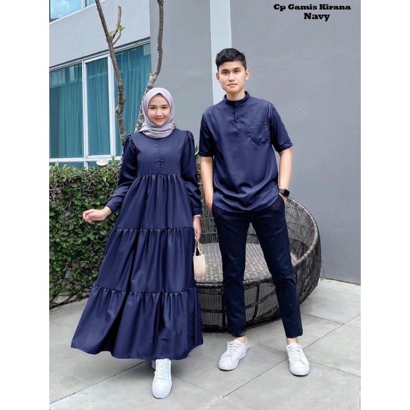 baju couple pasangan set gamis couple keluarga kapelan suami istri kapel lebaran pacar kodangan lamaran kekinian terbaru 2022