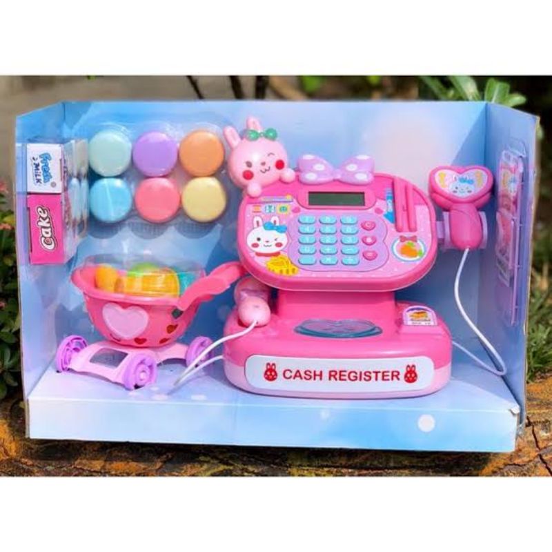 Mainan Anak Perempuan Cash Register Rabbit Mainan Kasir Kasiran Ukuran Jumbo