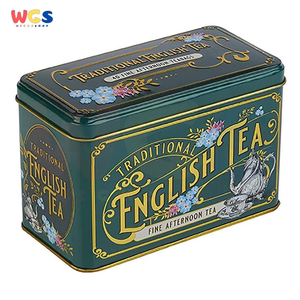 New English Teas Green Vintage Victorian Tea Afternoon Tea 40px2g