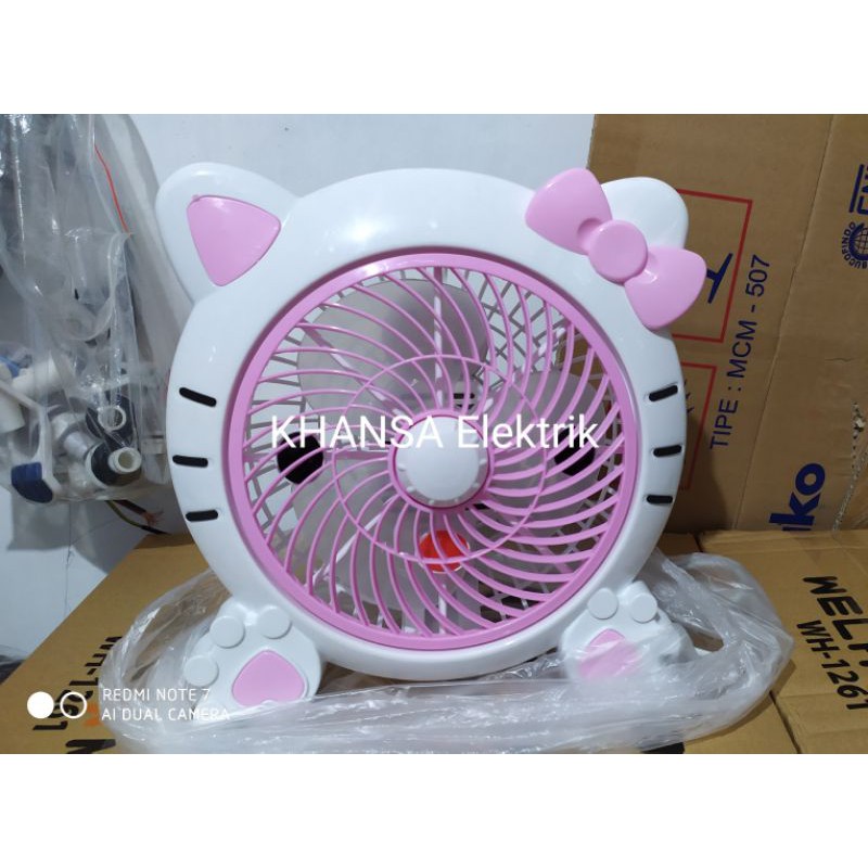 Kipas karakter mini fan hello kity dora mini on