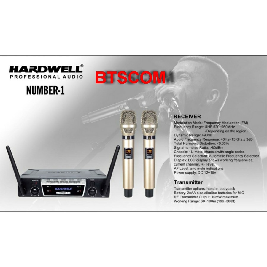 MIC WIRELESS HARDWELL NUMBER1 MIC WIRELESS HARDWELL NUMBER 1 MIC WIRELESS ORIGINAL HARDWELL NUMBER1