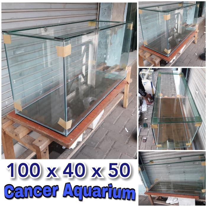 Aquarium Kaca 100x40x50 Full 8MM