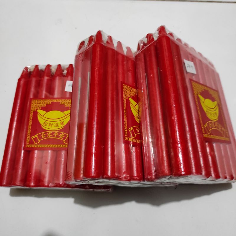 Jual Lilin Merah Lilin Puja Lilin Sembahyang Shopee Indonesia