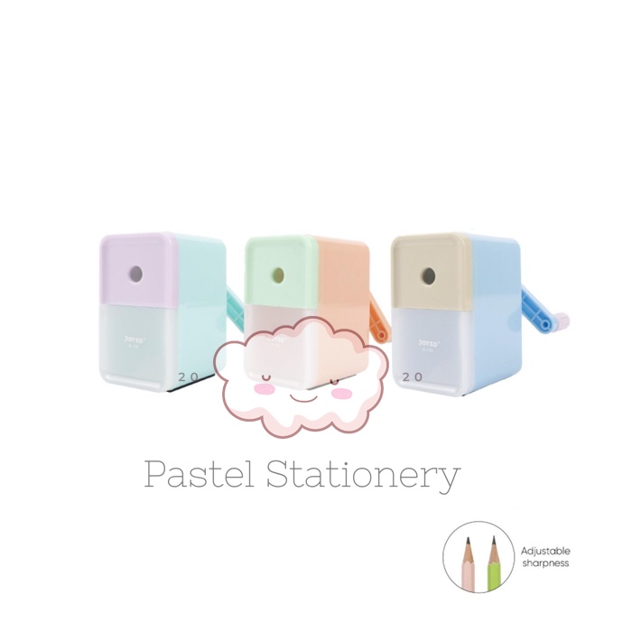 

Serutan Rautan Pastel Pensil Meja - Sharpener Putar Joyko A-160