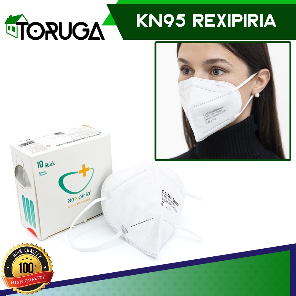 Masker KN95 FFP2 Rexpiria Masker 4ply + Packing Steril Murah isi 10 Murah berkualitas