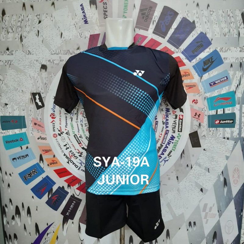 Setelan anak badminton baju celana bulutangkis anak kelas 5sd 3smp kostum junior kaos badminton junior pakaian olahraga anak setelan bulutangkis anak setelan voli anak short pants jersey olahraga pakaian anak laki M L XL jersey badminton kids wear