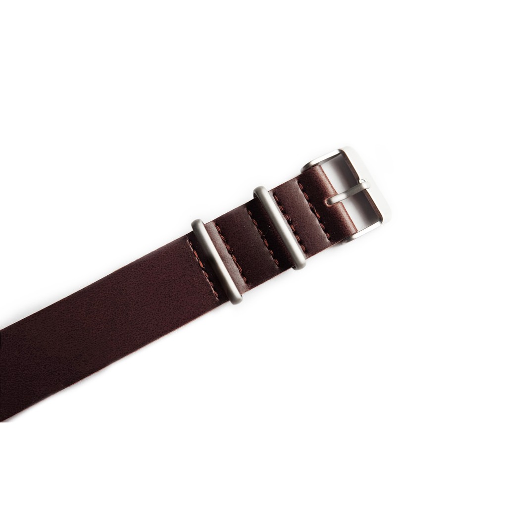 VERVE Watch Tali Jam Tangan - Nato PU Leather Strap - MATRIX Brown