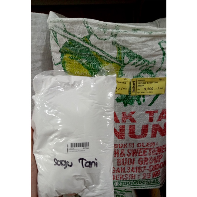 

Sagu Tani Kemasan 1 Kg dan 500 Gr / Tepung Sagu