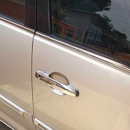 list lis kaca samping pelipit pintu mobil toyota innova inova 2004 sampai 2015 2005 2006 2007 2008 2009 2010 2011 2012 2013 2014 chrome window liner