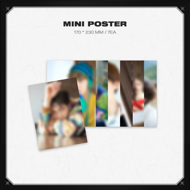 MINI POSTER ALL MEMBER [BTS SUMMER PACKAGE 2019] RM, JIN, SUGA, JHOPE, JIMIN, TAEHYUNG