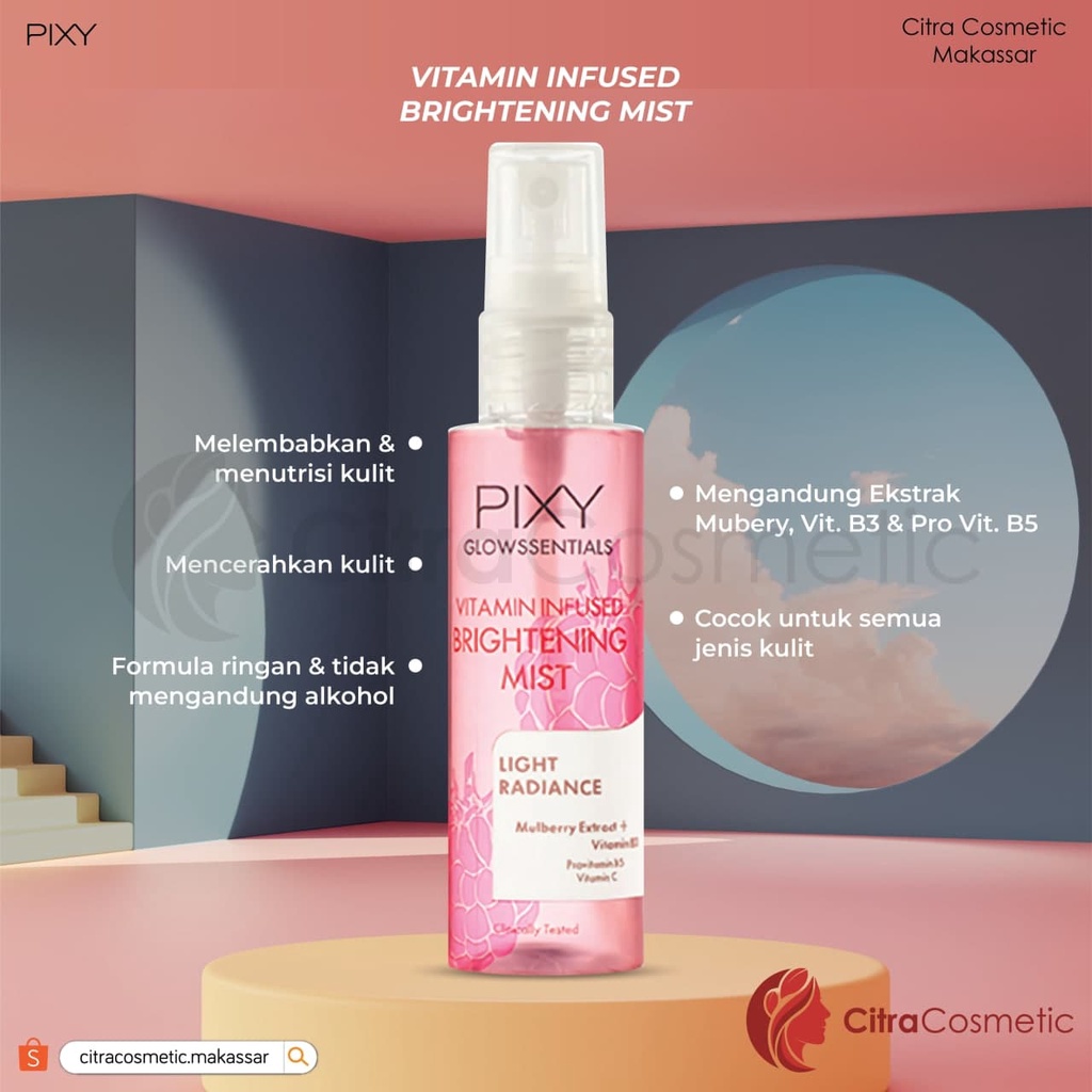 Pixy Glowssentials Series Soft &amp; Bright Whip Foam 60 Gr | Toner &amp; Bright Cream 20Gr | Micellar Water | Smooth &amp; Bright | Brightening Mist