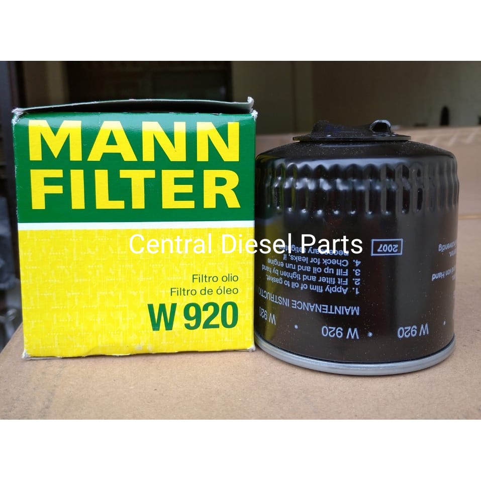 Filter Oli / Oil Filter Scania 173171 Deutz Volvo W920 W 920 Mann Filter