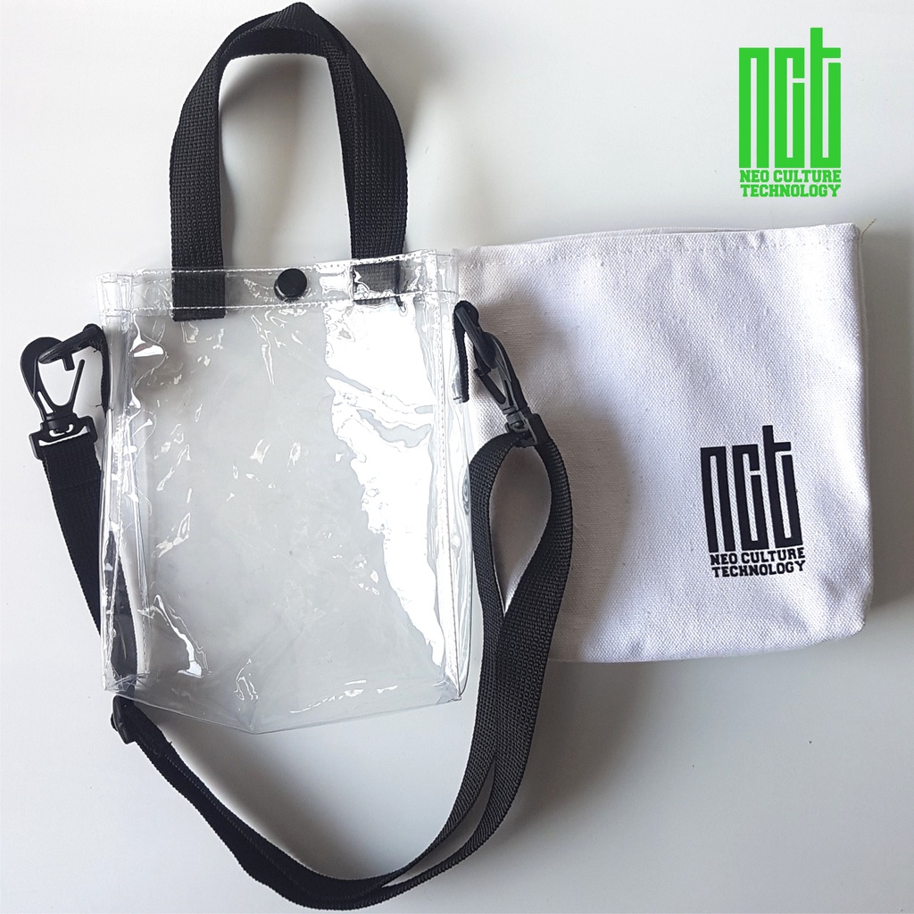 TAS SLING BAG NCT RESONANCE / TAS SELEMPANG NCT DREAM 2 LAYERS MIKA DAN KANVAS / TAS KPOP / TAS KOREA