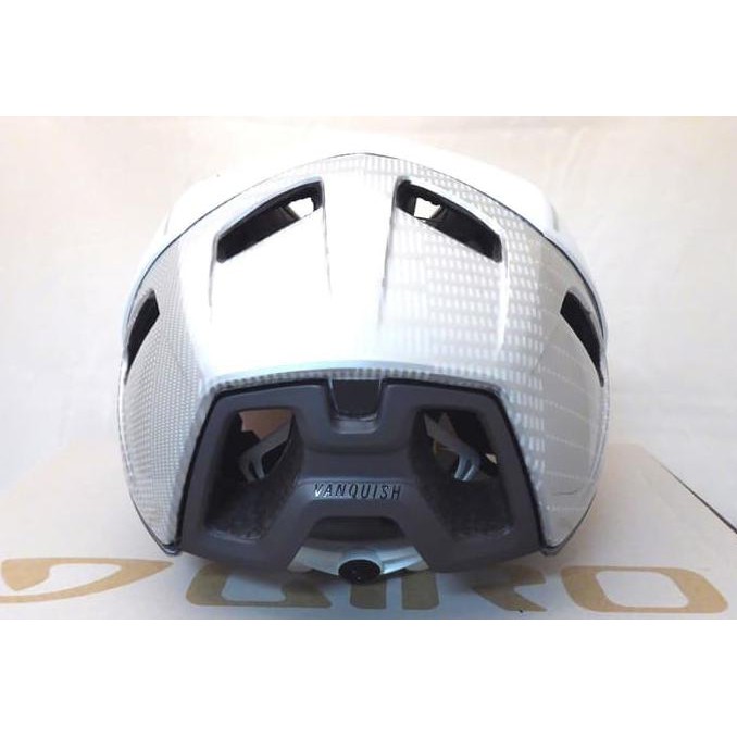 HELM GIRO VANQUISH MATTE WHITE SILVER
