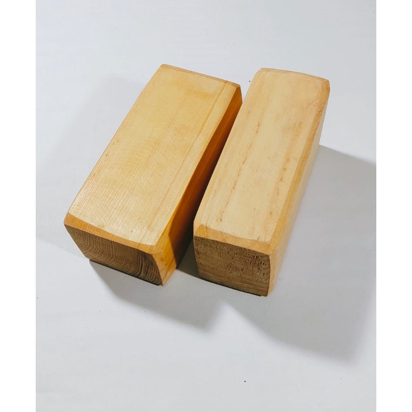 Balok Yoga Tanpa Sambungan/Block Yoga Kayu Wood Wooden Jati Belanda