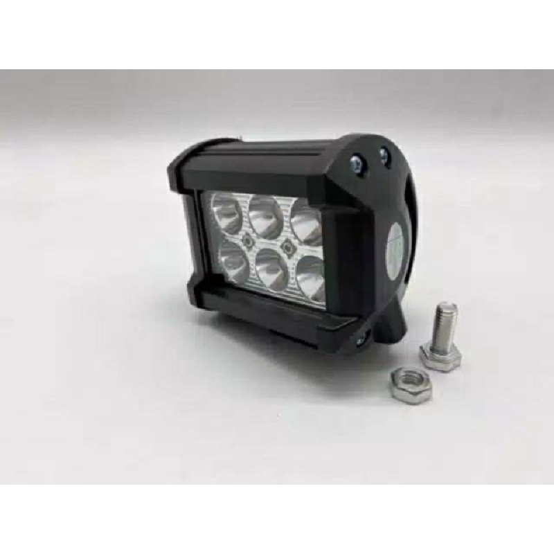 [1 mode diam]Lampu Tembak Sorot LED 6 Mata Cahaya Putih