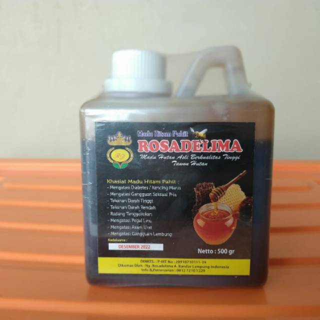 

Madu Hutan Rosadelima Kalimantan Hitam/500 gram